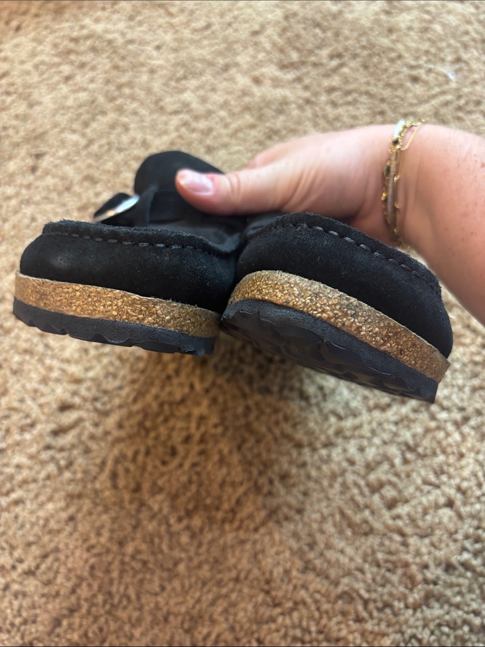 Birkenstock Buckley clogs in black suede - Picture 6 of 6